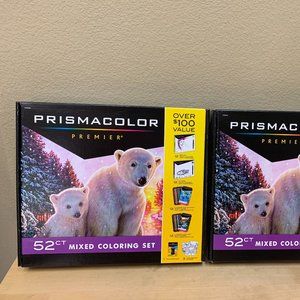 TWO Prisma Prismacolor Premier 52 Piece Set - New